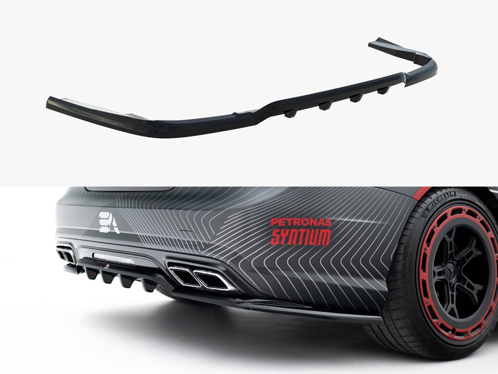 Maxton rear splitter (vertical bars) for mercedes-benz sl 63 amg (r231) 1 Maxton rear splitter (vertical bars) for mercedes-benz sl 63 amg (r231)