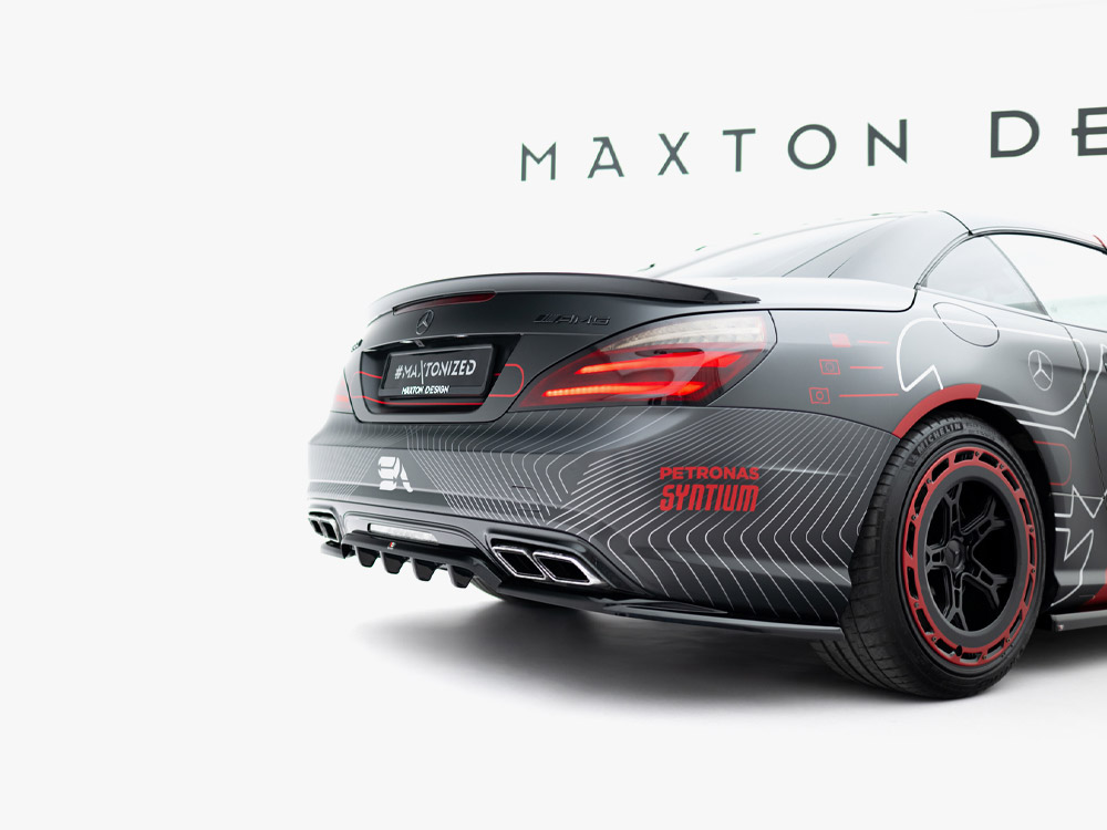 Maxton rear splitter (vertical bars) for mercedes-benz sl 63 amg (r231) 4 Maxton rear splitter (vertical bars) for mercedes-benz sl 63 amg (r231) - image 4