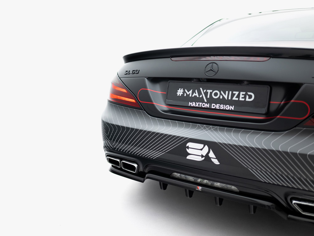 Maxton rear splitter (vertical bars) for mercedes-benz sl 63 amg (r231) 5 Maxton rear splitter (vertical bars) for mercedes-benz sl 63 amg (r231) - image 5