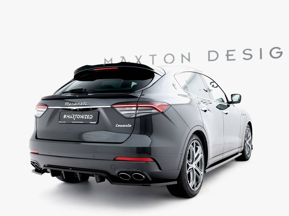 Maxton upper spoiler cap for maserati levante gt mk1 facelift 2 Maxton upper spoiler cap for maserati levante gt mk1 facelift - image 2
