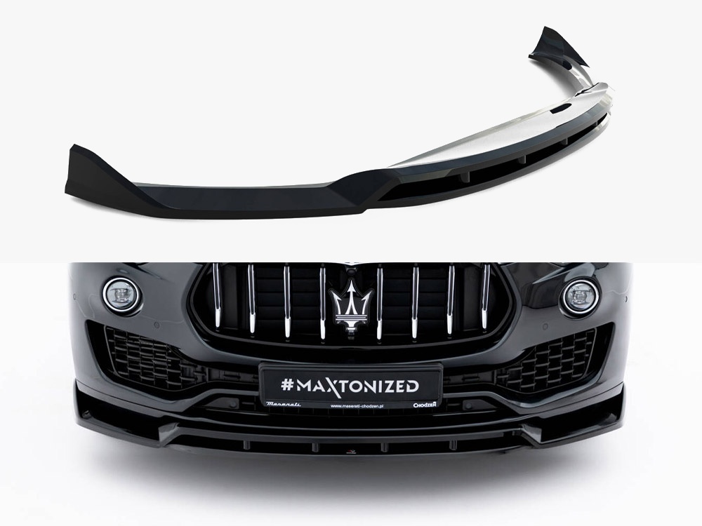 Maxton front splitter for maserati levante gt mk1 facelift 1 Maxton front splitter for maserati levante gt mk1 facelift
