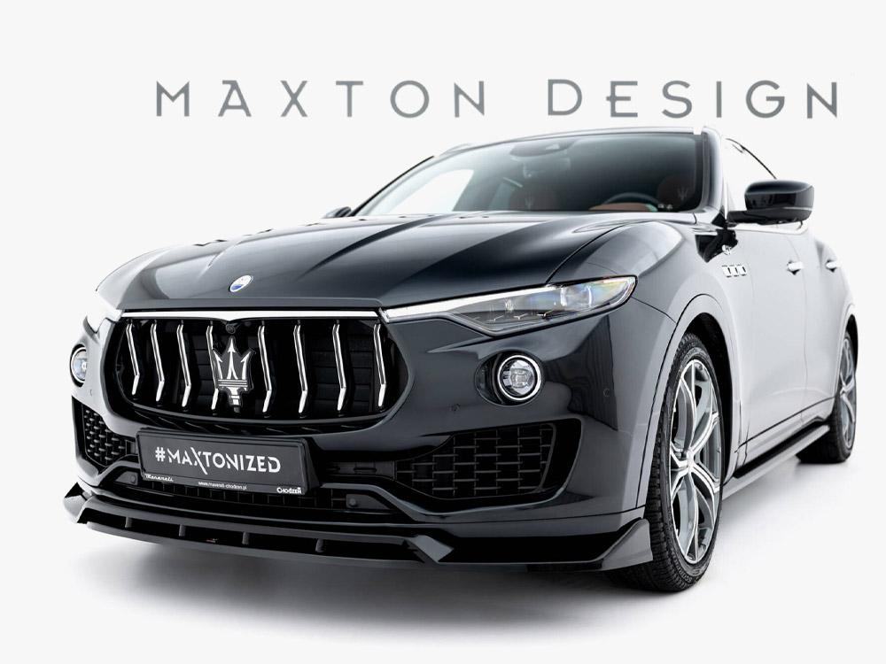 Maxton front splitter for maserati levante gt mk1 facelift 2 Maxton front splitter for maserati levante gt mk1 facelift - image 2