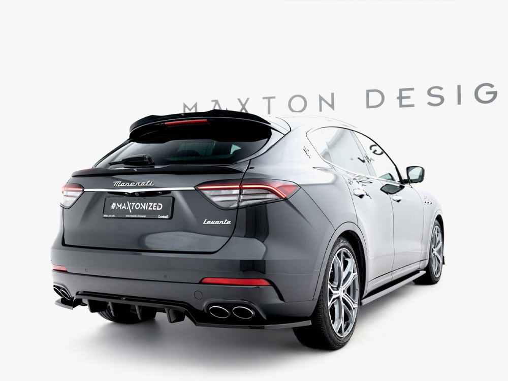 Maxton rear splitter (vertical bars) for maserati levante gt mk1 facelift 2 Maxton rear splitter (vertical bars) for maserati levante gt mk1 facelift - image 2