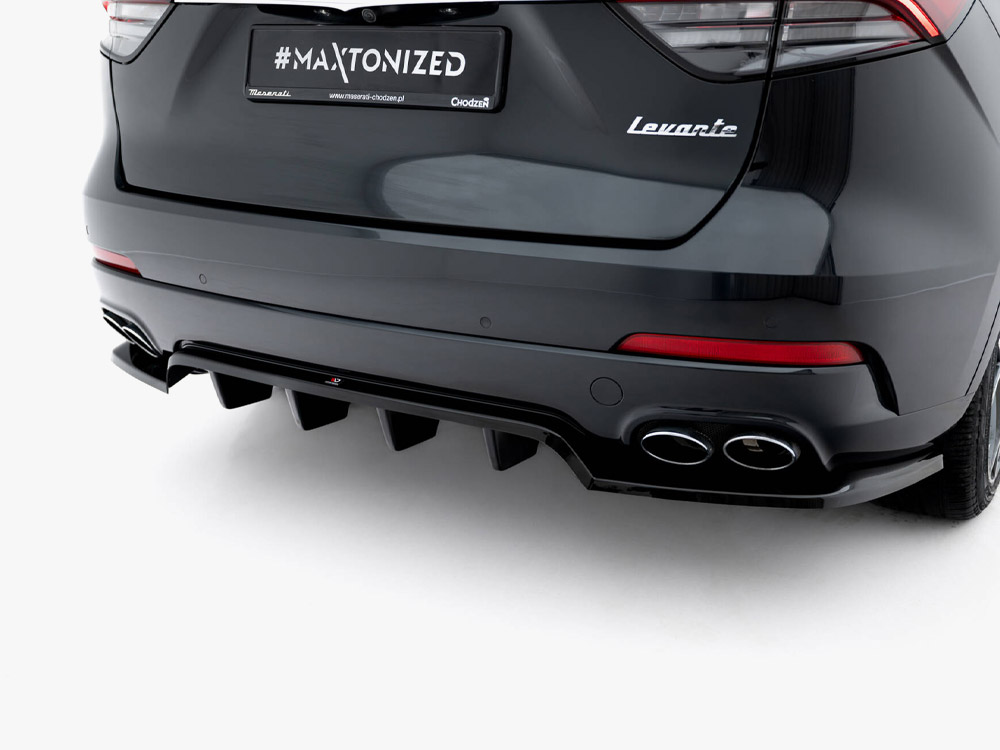 Maxton rear splitter (vertical bars) for maserati levante gt mk1 facelift 3 Maxton rear splitter (vertical bars) for maserati levante gt mk1 facelift - image 3