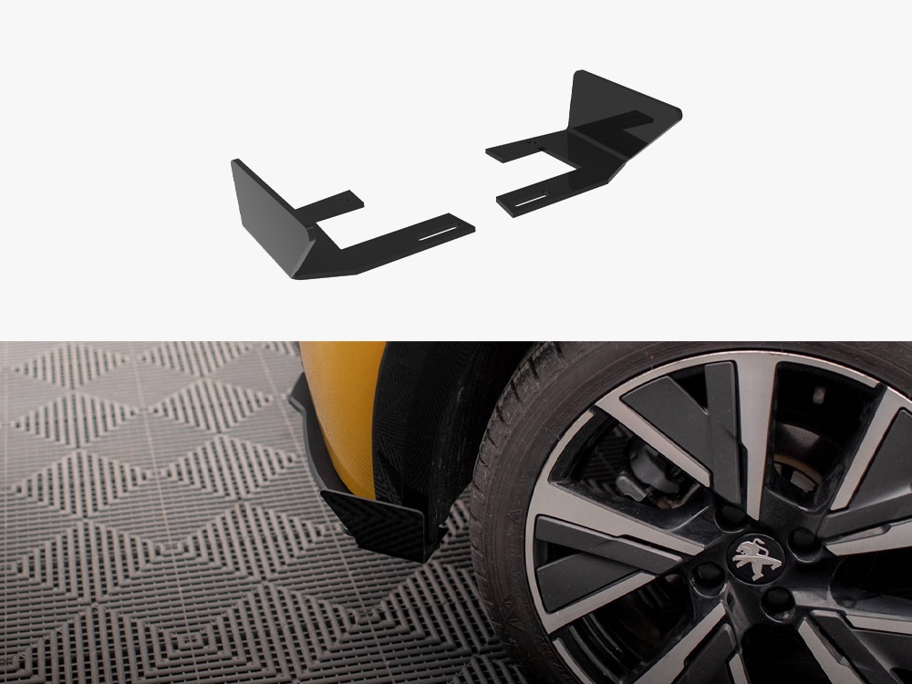 Maxton rear side flaps for peugeot 208 gt mk2 1 Maxton rear side flaps for peugeot 208 gt mk2