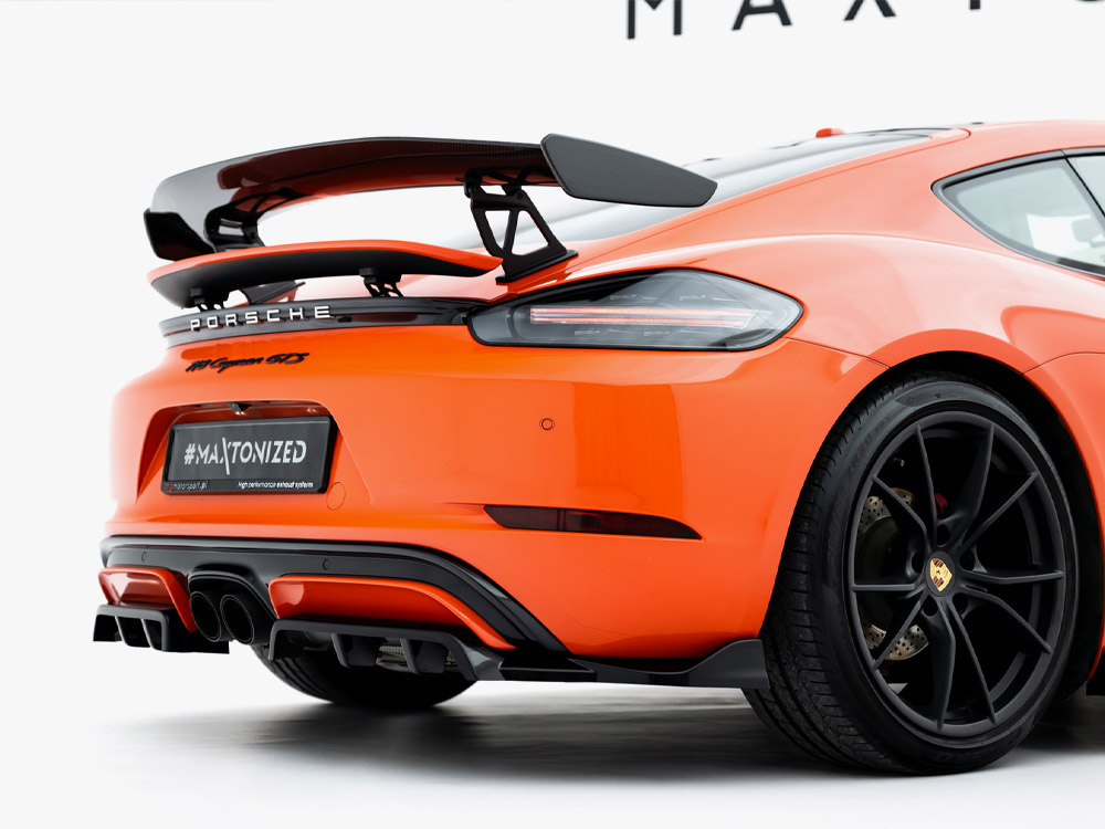 Maxton rear splitter (vertical bars) for porsche 718 cayman gts (982c) 3 Maxton rear splitter (vertical bars) for porsche 718 cayman gts (982c) - image 3