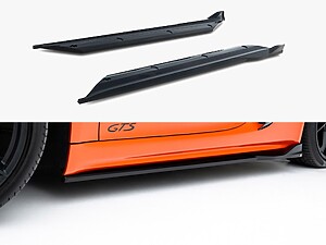 Maxton Side Skirt Diffusers V2 for Porsche 718 Cayman GTS (982C)