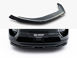 Maxton Front Splitter Porsche Macan Electric Mk1