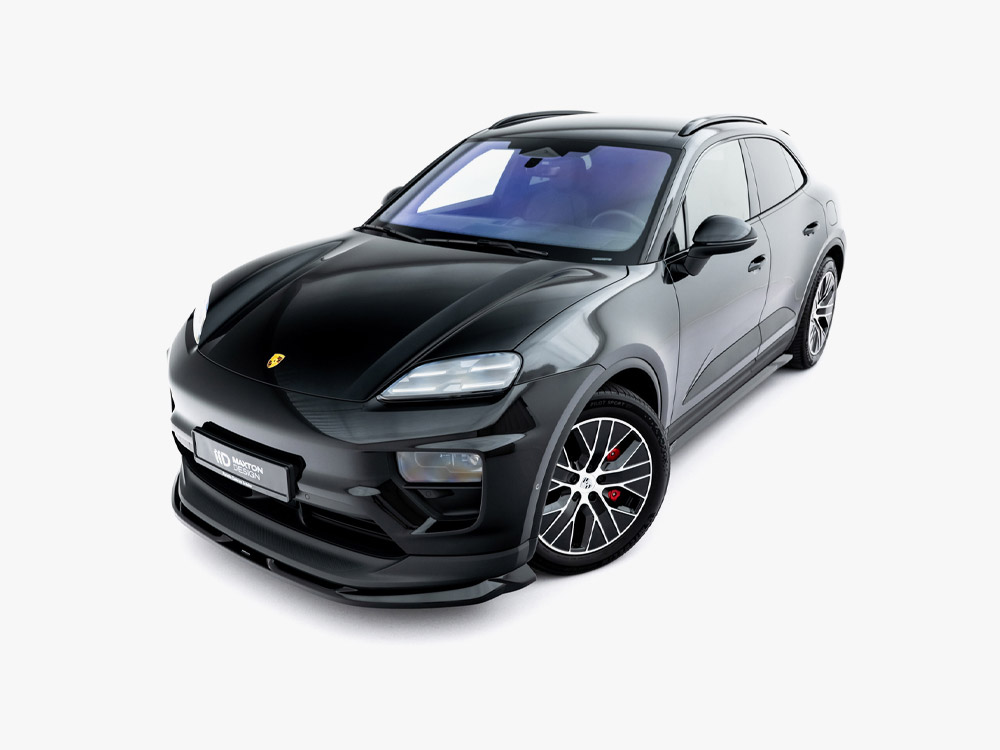 Maxton front splitter porsche macan electric mk1 2 Maxton front splitter porsche macan electric mk1 - image 2