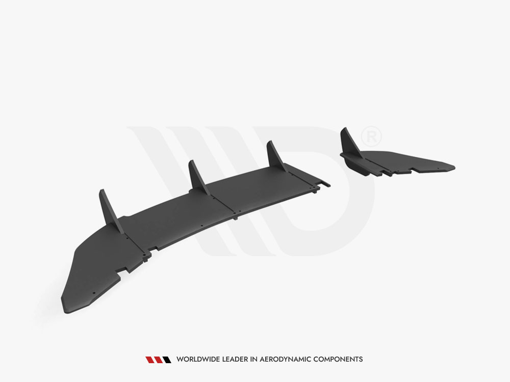 Maxton street pro rear diffuser for seat ibiza fr sc mk4 facelift - black/red 6 Maxton street pro rear diffuser for seat ibiza fr sc mk4 facelift - black/red - image 6