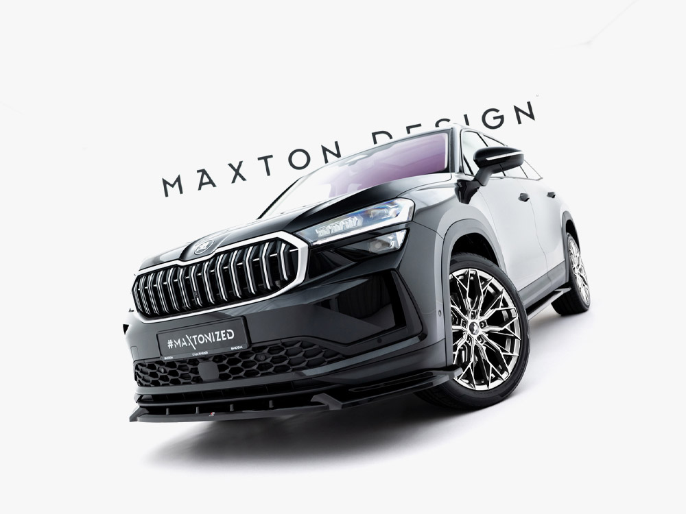 Maxton front splitter for skoda kodiaq mk2 2 Maxton front splitter for skoda kodiaq mk2 - image 2