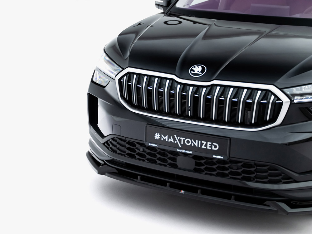 Maxton front splitter for skoda kodiaq mk2 5 Maxton front splitter for skoda kodiaq mk2 - image 5