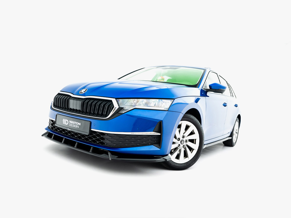 Maxton front splitter for skoda octavia mk4 facelift liftback/estate 2 Maxton front splitter for skoda octavia mk4 facelift liftback/estate - image 2