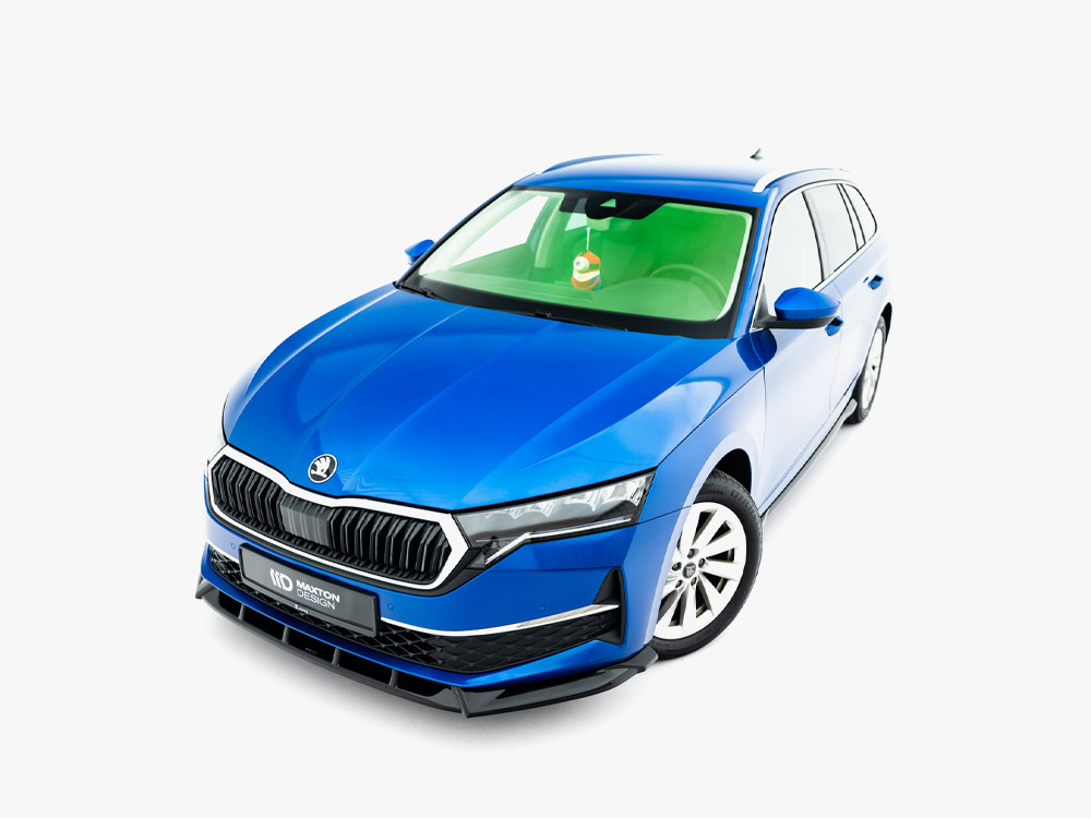Maxton front splitter for skoda octavia mk4 facelift liftback/estate 3 Maxton front splitter for skoda octavia mk4 facelift liftback/estate - image 3