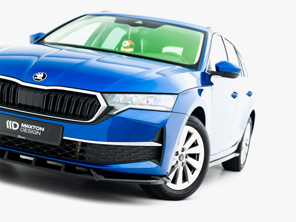 Maxton front splitter for skoda octavia mk4 facelift liftback/estate 6 Maxton front splitter for skoda octavia mk4 facelift liftback/estate - image 6