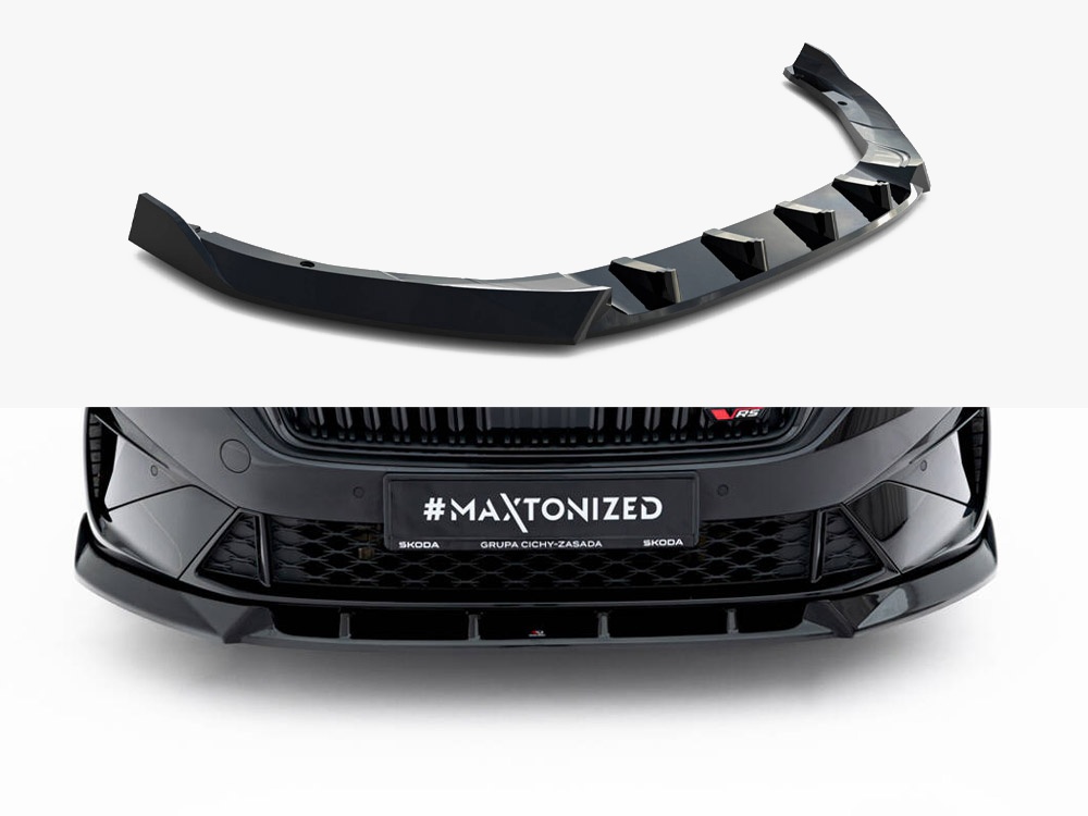 Maxton front splitter v2 skoda octavia vrs liftback/estate mk4 facelift 1 Maxton front splitter v2 skoda octavia vrs liftback/estate mk4 facelift