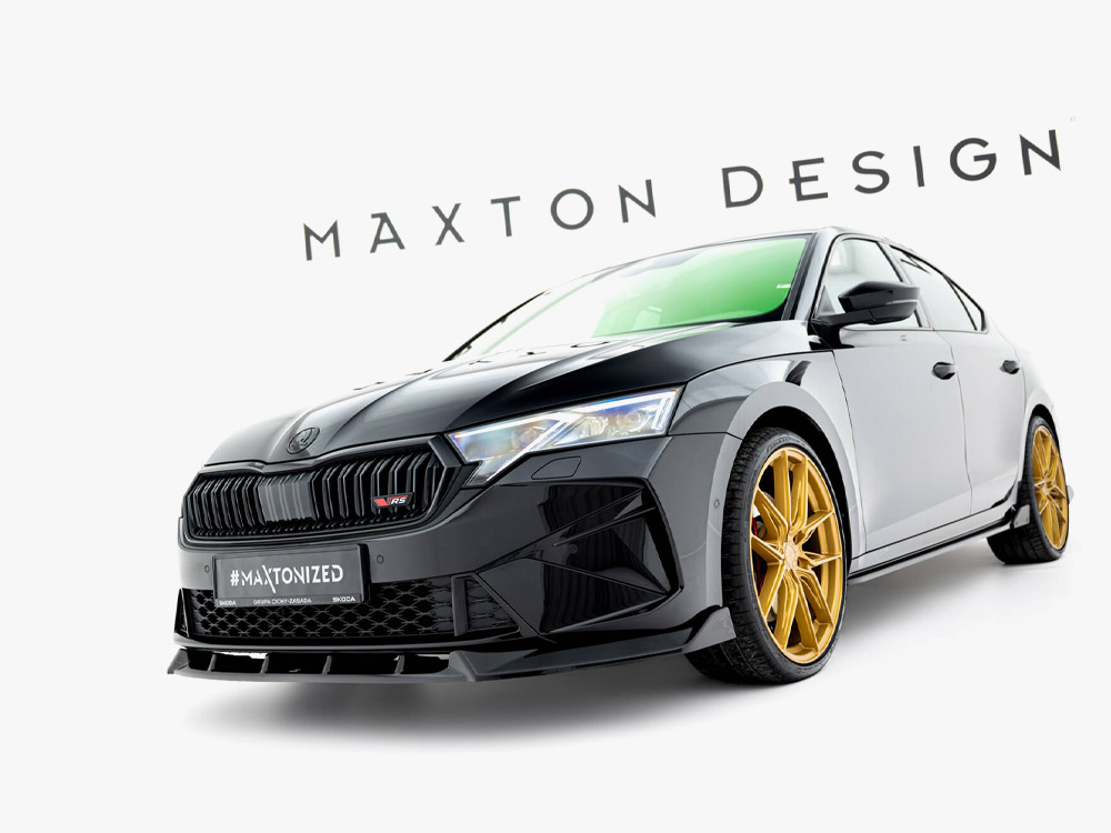 Maxton front splitter v2 skoda octavia vrs liftback/estate mk4 facelift 3 Maxton front splitter v2 skoda octavia vrs liftback/estate mk4 facelift - image 3