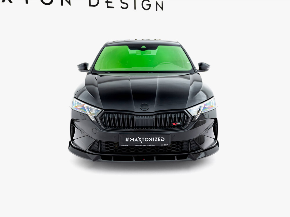 Maxton front splitter v2 skoda octavia vrs liftback/estate mk4 facelift 4 Maxton front splitter v2 skoda octavia vrs liftback/estate mk4 facelift - image 4