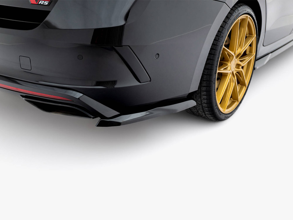 Maxton rear side splitters v5 for skoda octavia vrs liftback/estate mk4 & mk4 facelift 3 Maxton rear side splitters v5 for skoda octavia vrs liftback/estate mk4 & mk4 facelift - image 3