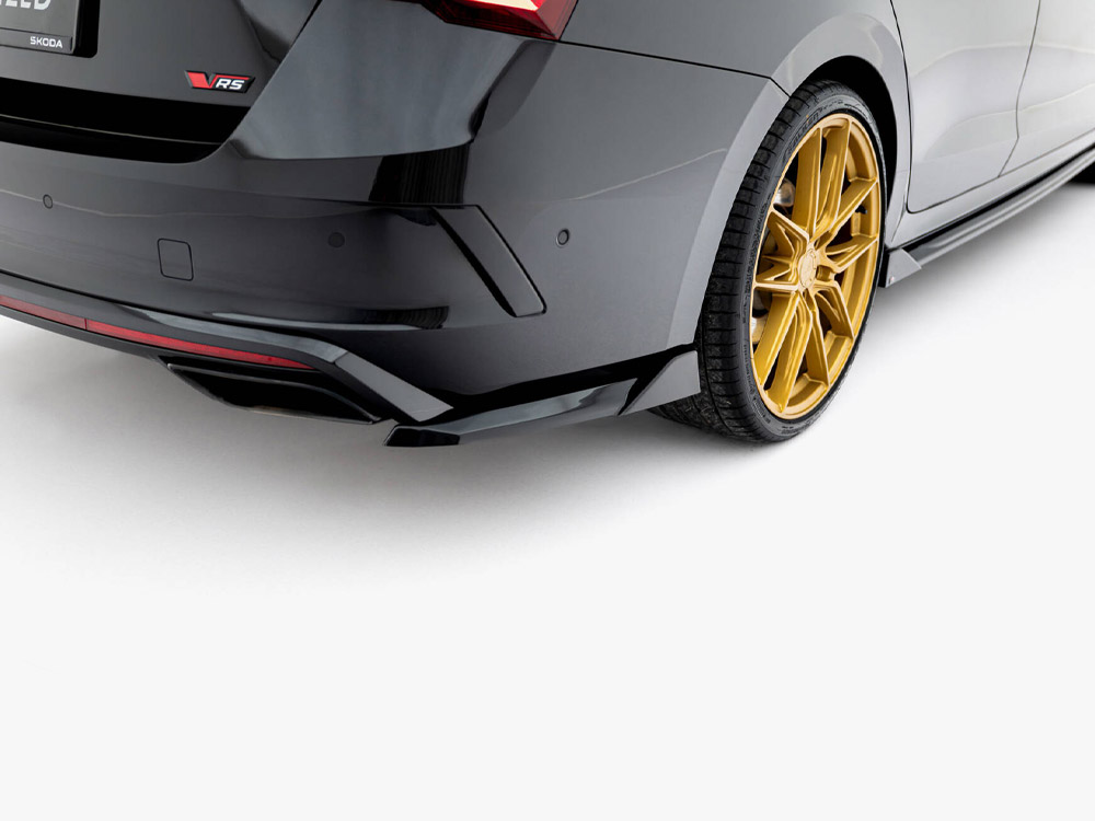 Maxton rear side splitters v6 for skoda octavia vrs liftback/estate mk4 & mk4 facelift 3 Maxton rear side splitters v6 for skoda octavia vrs liftback/estate mk4 & mk4 facelift - image 3