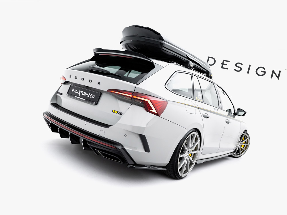 Maxton rear side splitters v7 skoda octavia rs mk4 liftback/estate 2 Maxton rear side splitters v7 skoda octavia rs mk4 liftback/estate - image 2