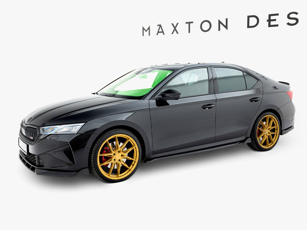 Maxton side skirt diffusers v2 for skoda octavia vrs liftback/estate mk4 facelift 2 Maxton side skirt diffusers v2 for skoda octavia vrs liftback/estate mk4 facelift - image 2