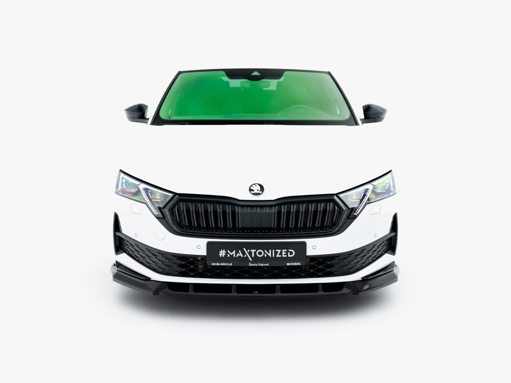 Maxton front splitter for skoda octavia sportline liftback/estate mk4 facelift 4 Maxton front splitter for skoda octavia sportline liftback/estate mk4 facelift - image 4