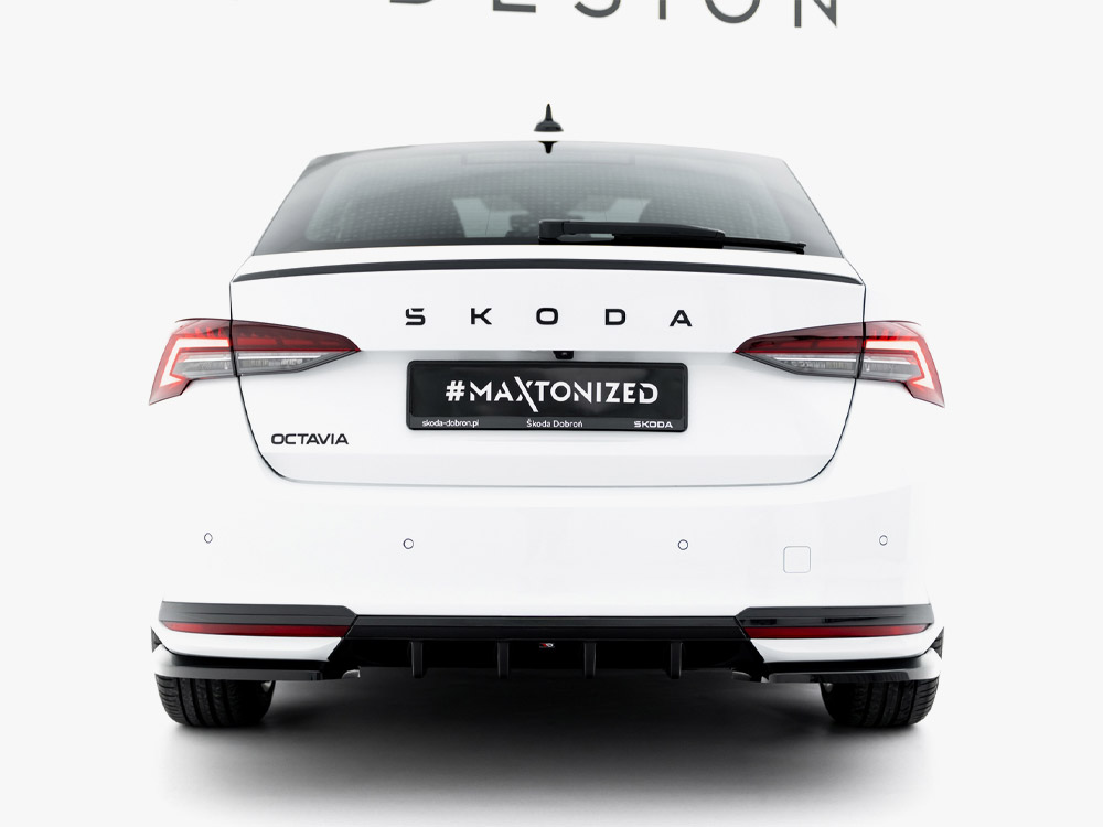 Maxton rear valance for skoda octavia sportline liftback/estate mk4 facelift 3 Maxton rear valance for skoda octavia sportline liftback/estate mk4 facelift - image 3