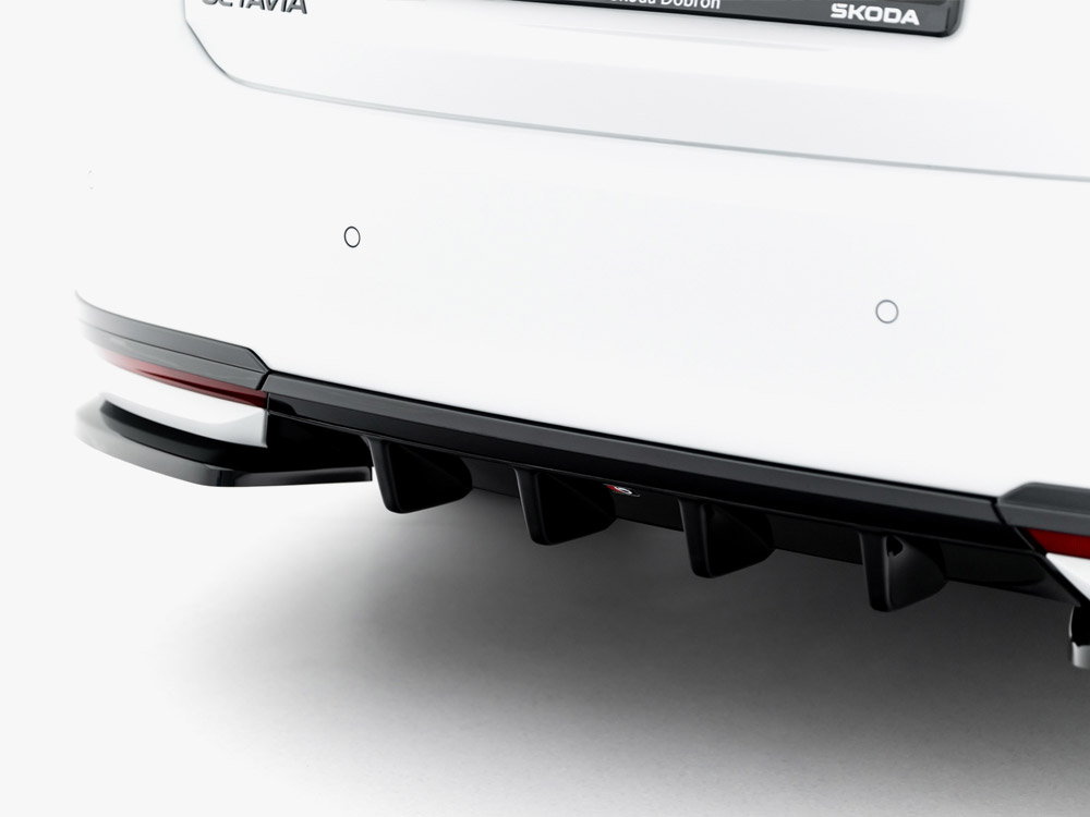 Maxton rear valance for skoda octavia sportline liftback/estate mk4 facelift 4 Maxton rear valance for skoda octavia sportline liftback/estate mk4 facelift - image 4
