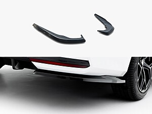 Maxton Rear Side Splitters for Skoda Octavia Mk4 Facelift Liftback/Estate (inc. SportLine)