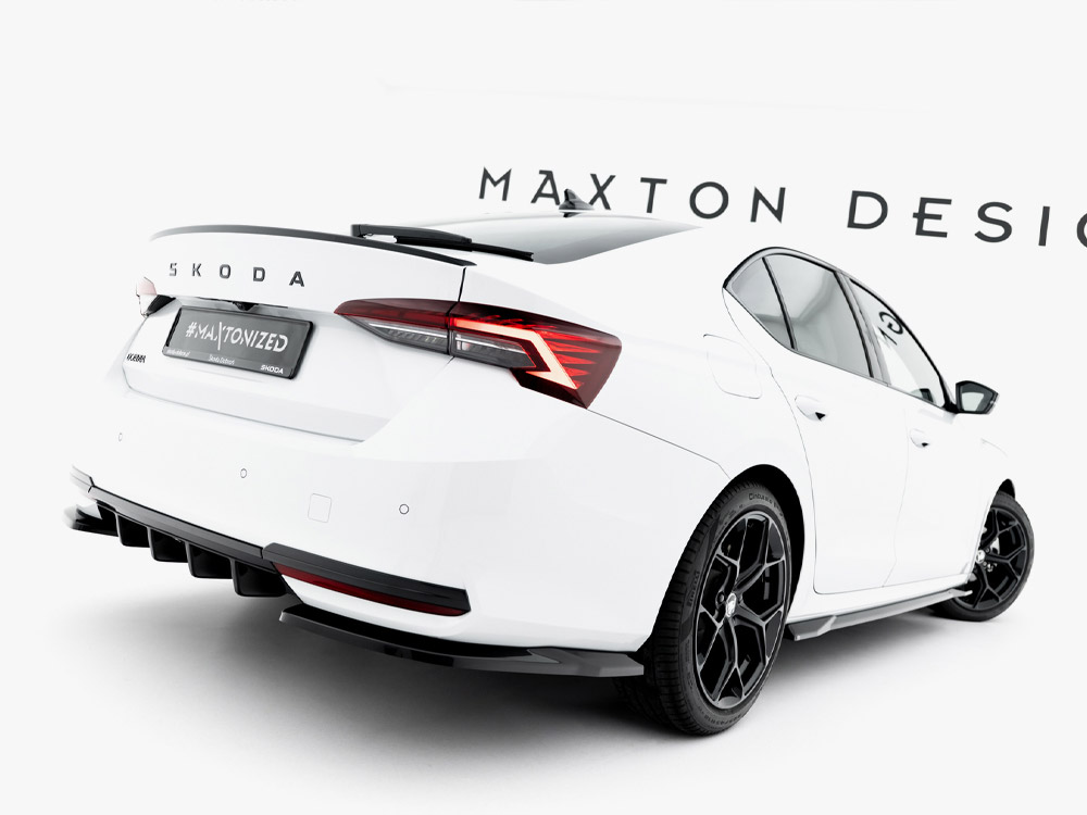 Maxton rear side splitters for skoda octavia mk4 facelift liftback/estate (inc. Sportline) 2 Maxton rear side splitters for skoda octavia mk4 facelift liftback/estate (inc. Sportline) - image 2