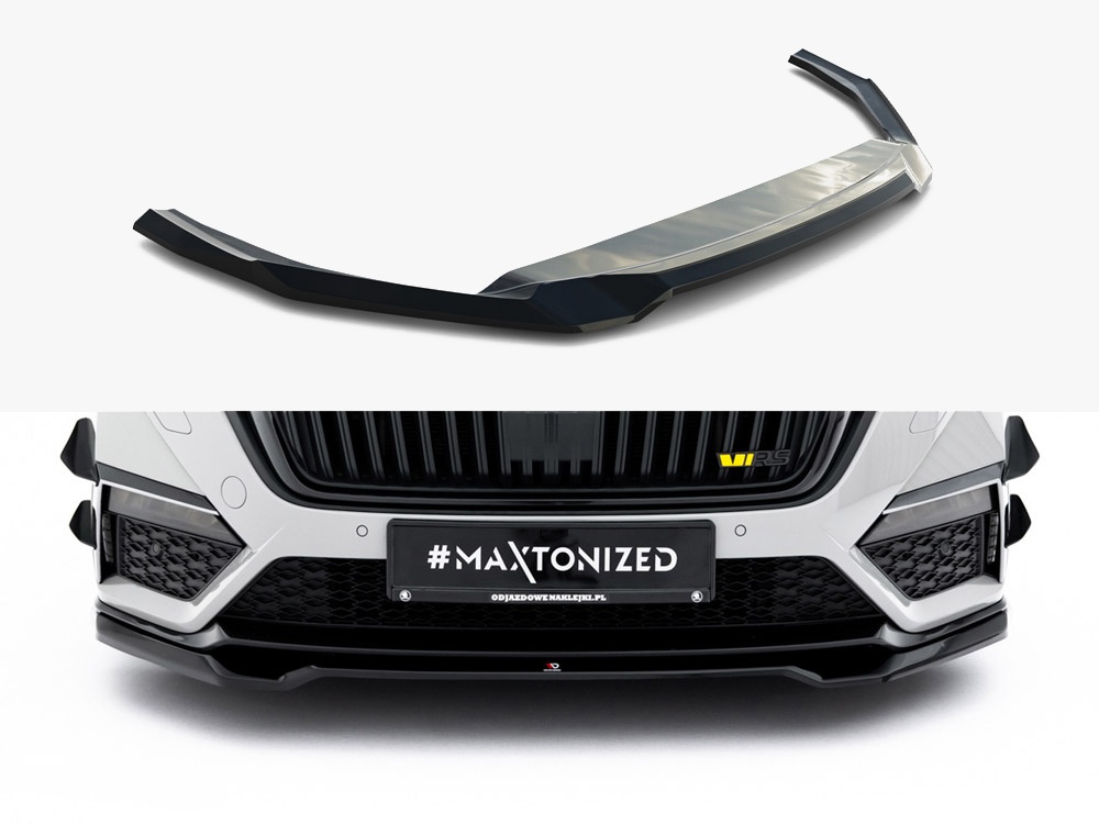 Maxton v4 front splitter for skoda octavia vrs mk4 1 Maxton v4 front splitter for skoda octavia vrs mk4