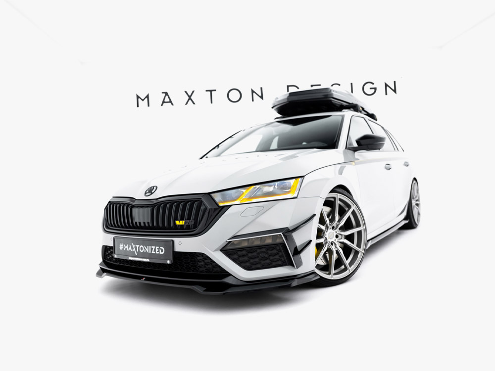 Maxton v4 front splitter for skoda octavia vrs mk4 3 Maxton v4 front splitter for skoda octavia vrs mk4 - image 3