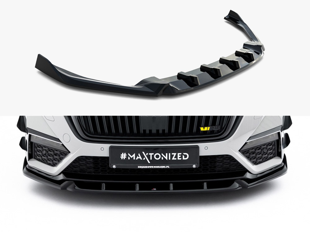 Maxton front splitter v5 for skoda octavia rs mk4 1 Maxton front splitter v5 for skoda octavia rs mk4