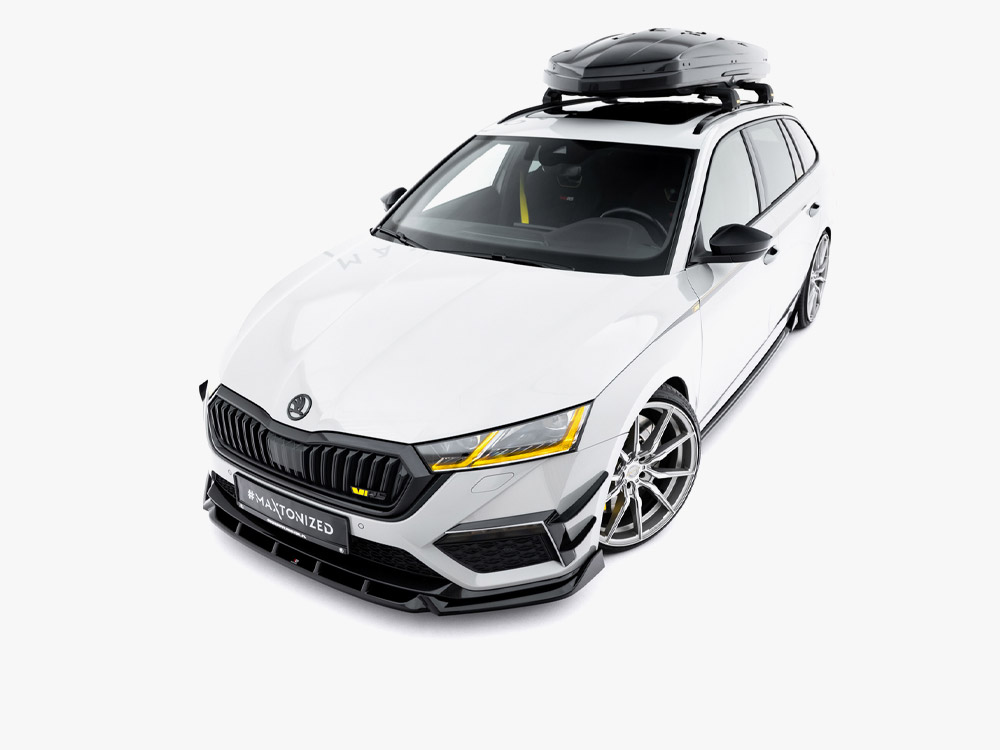 Maxton front splitter v5 for skoda octavia rs mk4 4 Maxton front splitter v5 for skoda octavia rs mk4 - image 4