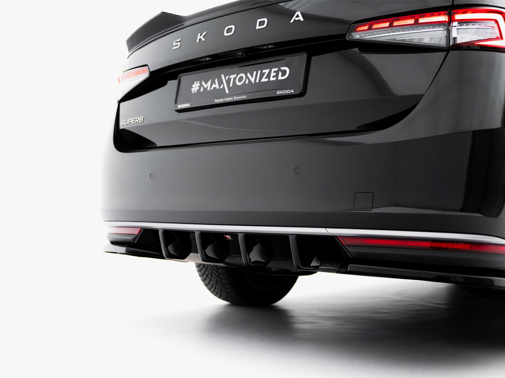 Maxton rear valance for skoda superb mk4 3 Maxton rear valance for skoda superb mk4 - image 3