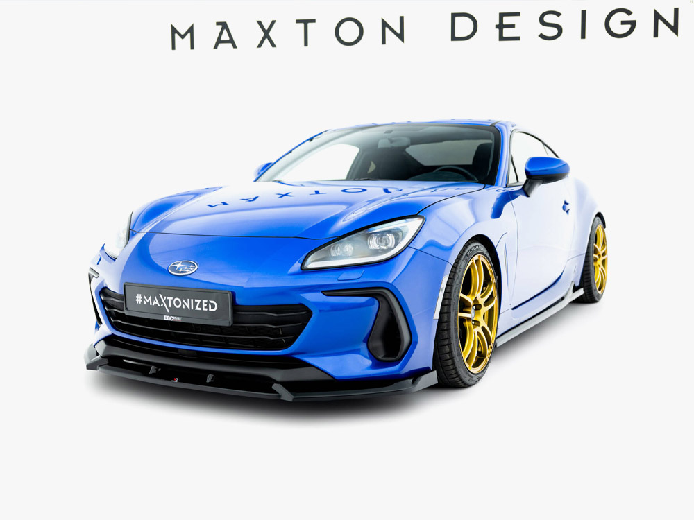 Maxton front splitter v1 for subaru brz mk2 2 Maxton front splitter v1 for subaru brz mk2 - image 2