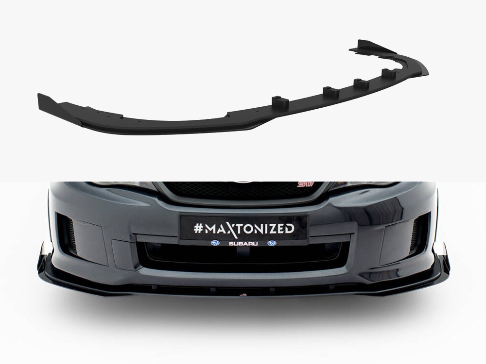 Maxton street pro front splitter with flaps for subaru impreza wrx sti mk3 facelift 1 Maxton street pro front splitter with flaps for subaru impreza wrx sti mk3 facelift