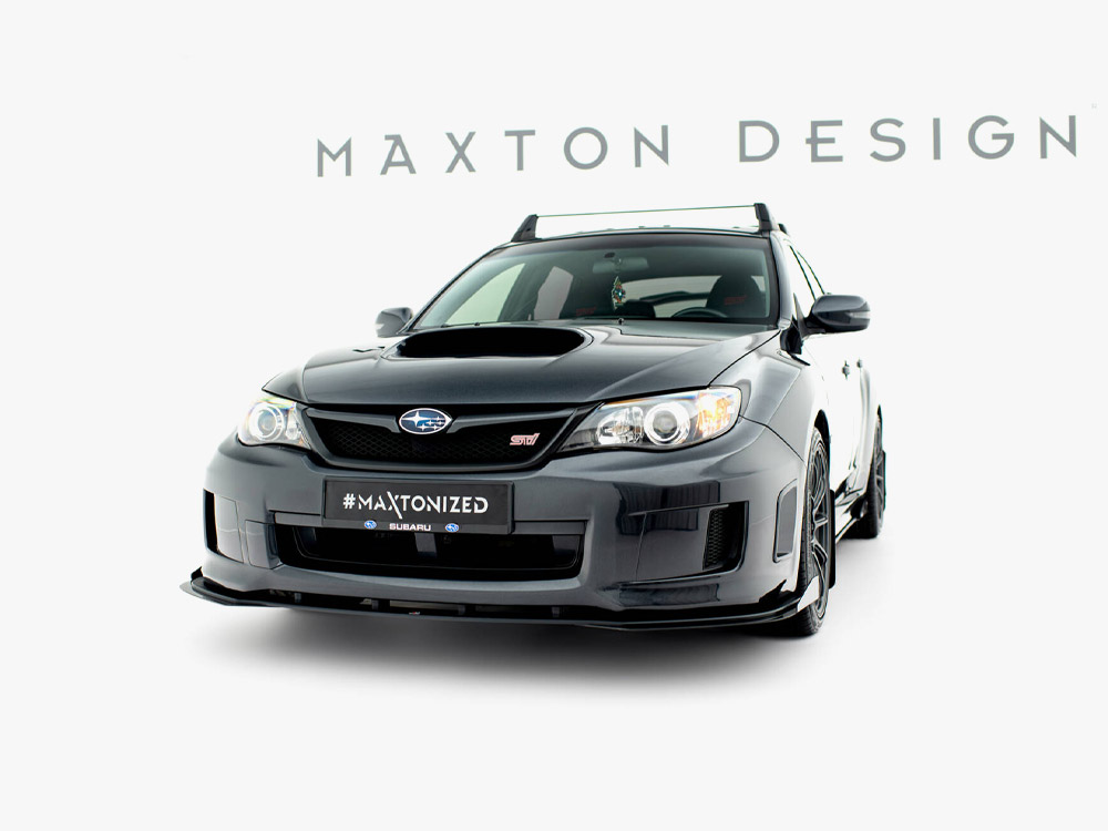 Maxton street pro front splitter with flaps for subaru impreza wrx sti mk3 facelift 2 Maxton street pro front splitter with flaps for subaru impreza wrx sti mk3 facelift - image 2