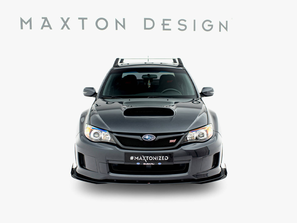 Maxton street pro front splitter with flaps for subaru impreza wrx sti mk3 facelift 3 Maxton street pro front splitter with flaps for subaru impreza wrx sti mk3 facelift - image 3