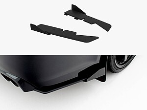 Maxton Street PRO Rear Side Splitters with Flaps for Subaru Impreza WRX STI Mk3 Facelift