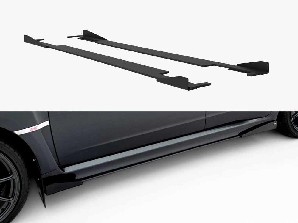 Maxton street pro side skirt diffusers with flaps for subaru impreza wrx sti mk3 facelift 1 Maxton street pro side skirt diffusers with flaps for subaru impreza wrx sti mk3 facelift