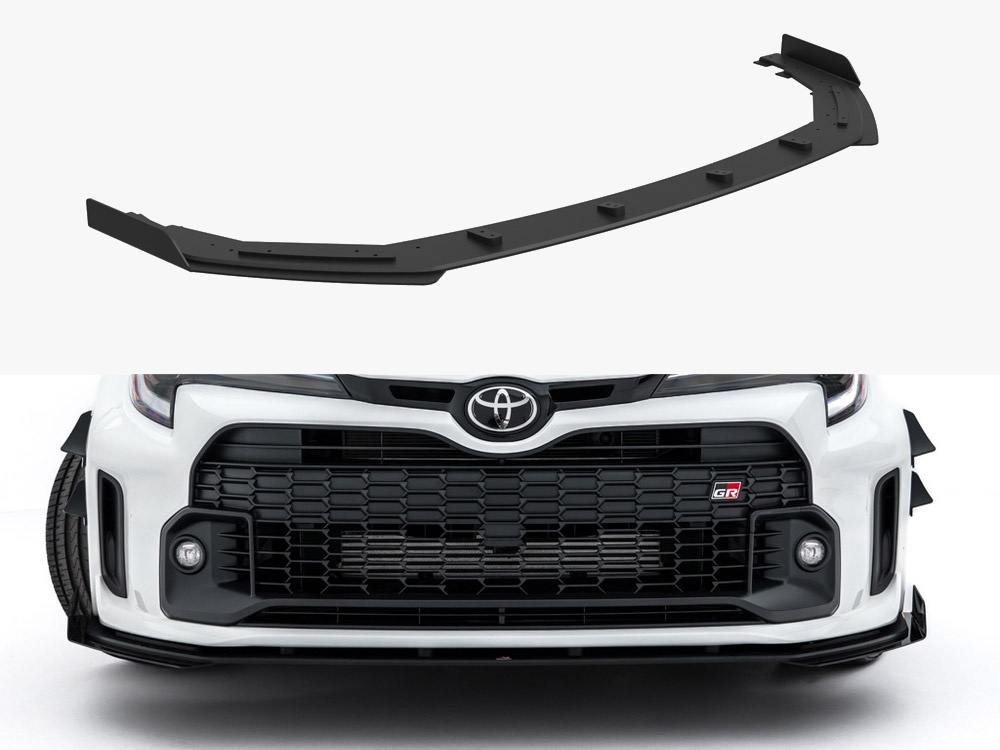 Maxton street pro front splitter with flaps for toyota gr corolla mk12 1 Maxton street pro front splitter with flaps for toyota gr corolla mk12