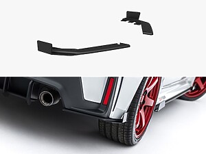 Maxton Street Pro Rear Side Splitters with Flaps - Toyota GR Corolla Mk12