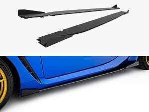 Maxton Street Pro Side Skirt Diffusers V1 with Flaps Subaru BRZ Mk2