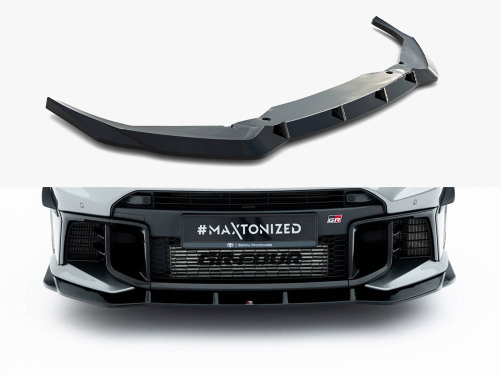 Maxton front splitter for toyota gr yaris mk4 (facelift) 1 Maxton front splitter for toyota gr yaris mk4 (facelift)