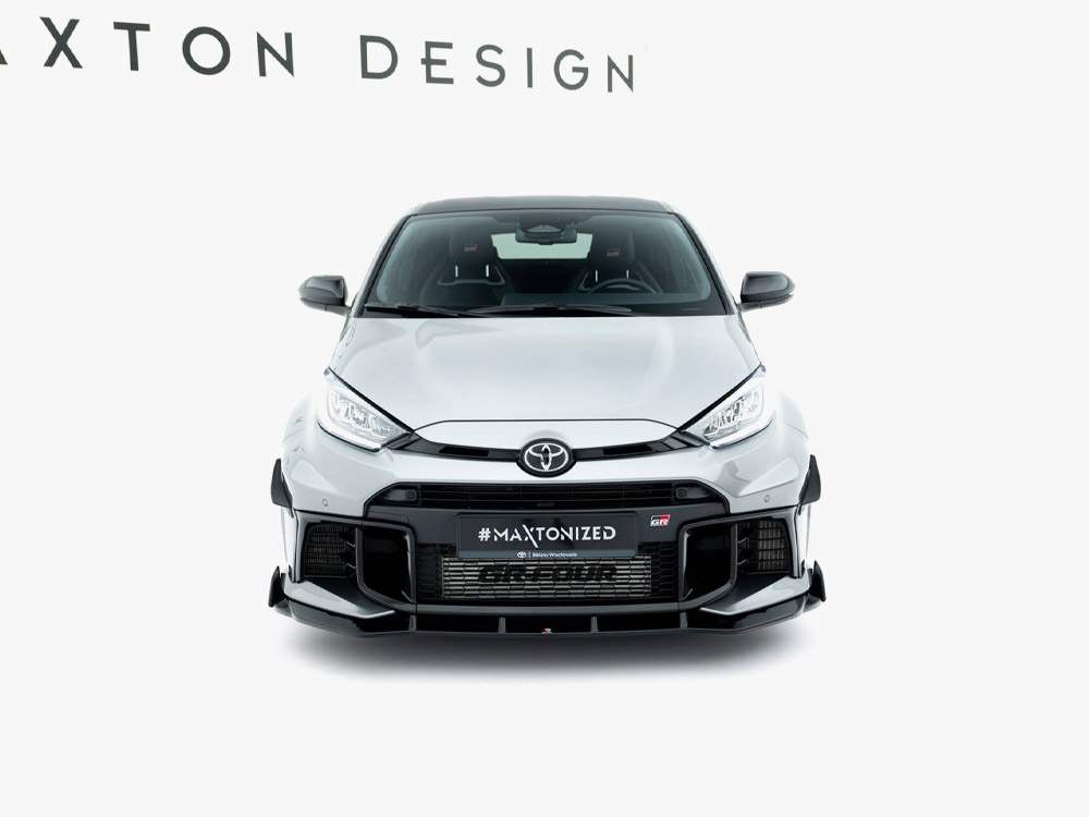 Maxton front splitter with flaps for toyota gr yaris mk4 facelift 3 Maxton front splitter with flaps for toyota gr yaris mk4 facelift - image 3