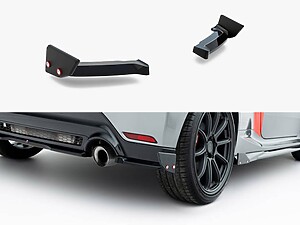 Maxton Rear Side Splitters with Flaps for Toyota GR Yaris (Mk4 Facelift)