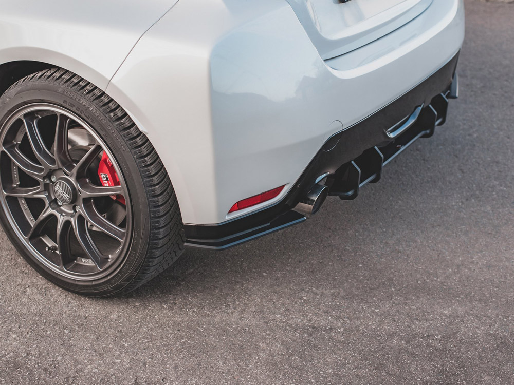 Maxton street pro rear side splitters for toyota gr yaris mk4 - black/red 4 Maxton street pro rear side splitters for toyota gr yaris mk4 - black/red - image 4