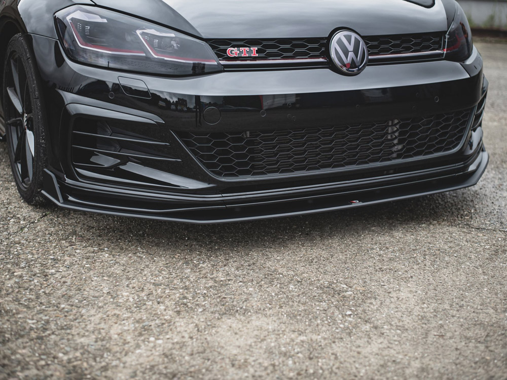 Maxton street pro front splitter volkswagen golf mk7 gti tcr - black/red 5 Maxton street pro front splitter volkswagen golf mk7 gti tcr - black/red - image 5